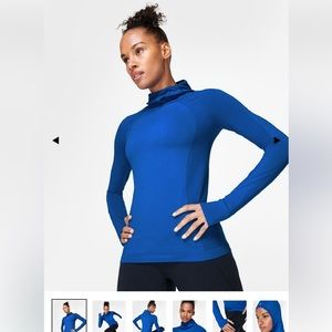 Sweaty Betty Athlete hooded long sleeve top